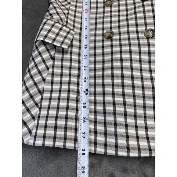 NWOT EXPRESS X NEGIN MIRSALEHI MIXED PLAID BOYFRIEND BLAZER JACKET SMALL - Picture 11 of 14